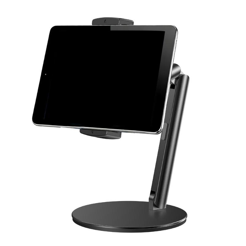 Height Angle Adjustable Tablets Phone Holder Aluminum Desktop Stand For Office Gaming