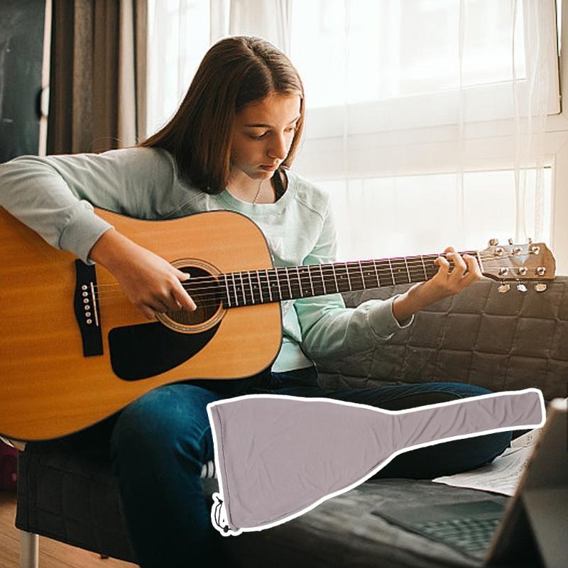 Guitar Dust Cover Gray Guitar Shell Case Dust Cover Guitar Cover Guitar Sleeve Electric Guitar Protections Dust Cover
