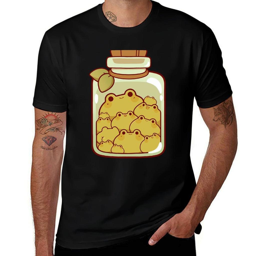 Jar Of Pickled Frogs Tshirt Stretch Fabric Comfort Tshirt