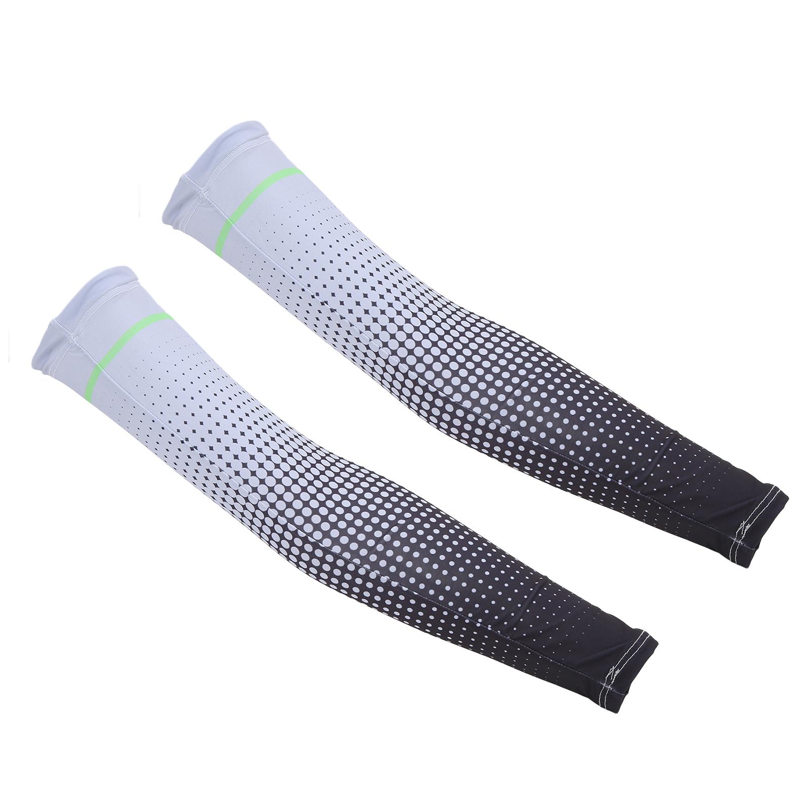 

Arm Sleeves Sun Elastic Breathable Cool Moisture Absorption Size Sun Sleeves for Sport Cycling Travel