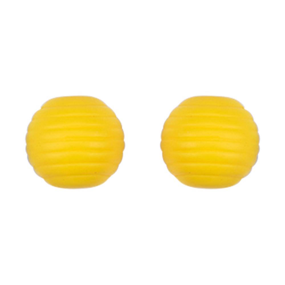 Kovict 25Pcs Threaded Silicone Beads 15mm Round Beehive Spiral Beads DIY Bracelet Necklace Accessories For Jewelry Marking