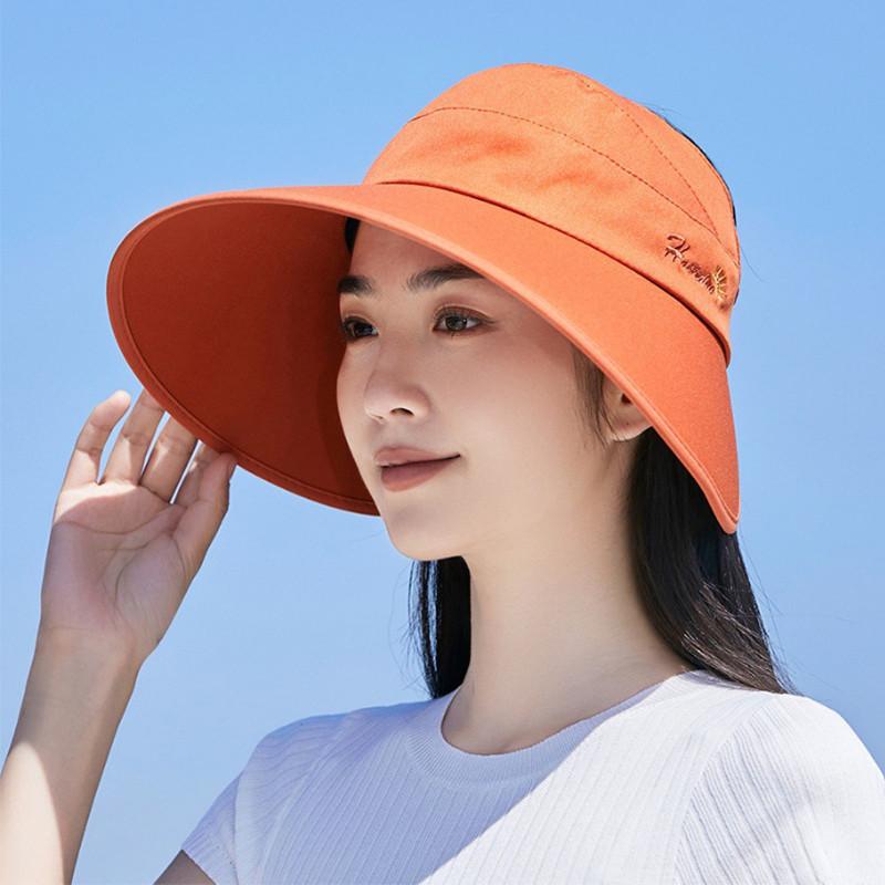 Fashionable Large Brim Sun Hat For Women Summer Outdoor Sun Protection Cap