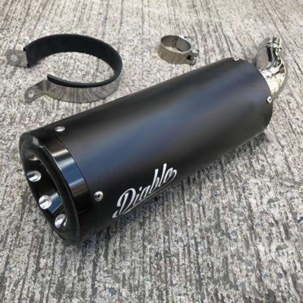 Diabolus Compatible with Rebel until 2022 Muffler for Honda Rebel 250 Custom Works Super Bom Slip on For Honda Rebel - RB0079/Diablo 300/500