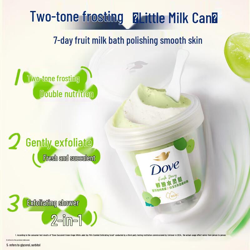 Dove Purifying & Refreshing Shower Gel & Body Scrub Set