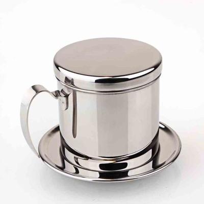 Filtru de cafea din oțel inoxidabil cu picurare, aparat de infuzor cu mâner