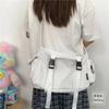 Płócienne torby crossbody dla kobiet, młodzieży, mężczyzn, modne, codzienne, o dużej pojemności, torebki, torby na ramię, jednokolorowe, damska torba listonoszka