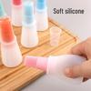 Silicone Oil Dispenser Brush with Scale and Lid