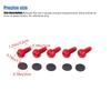 Car Spare Tire Bracket Hole Decorative Screws For Suzuki Jimny 2007 Up Interior Accessories
