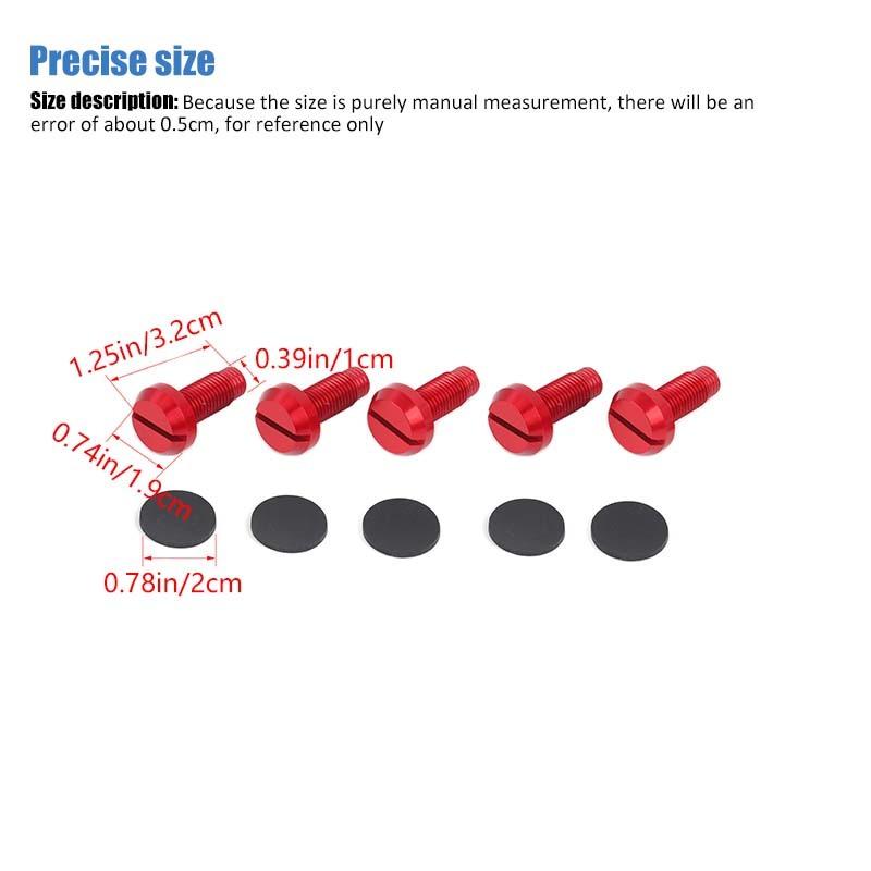 Car Spare Tire Bracket Hole Decorative Screws For Suzuki Jimny 2007 Up Interior Accessories