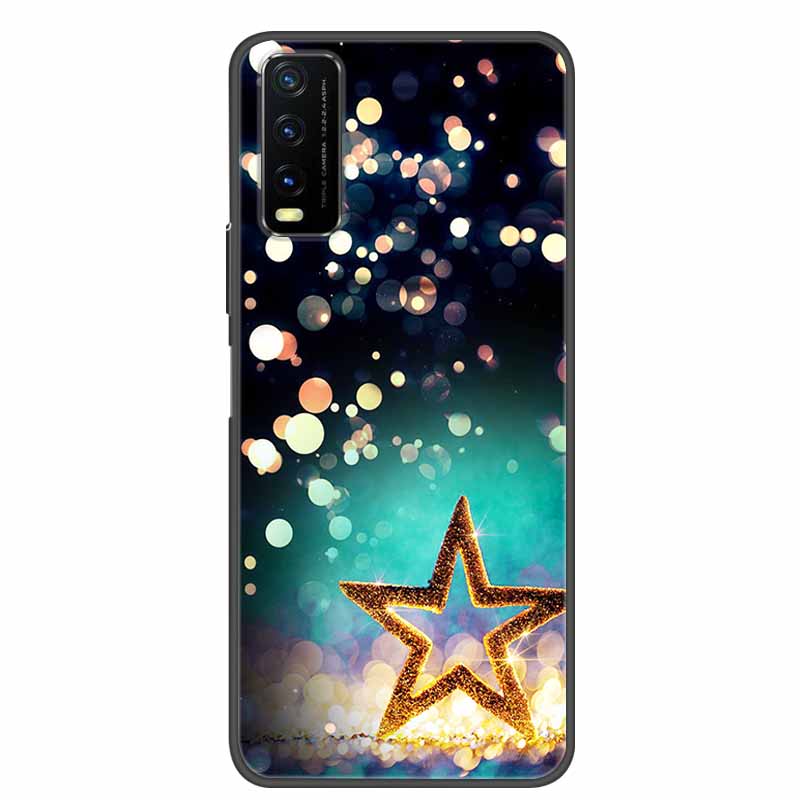 For Vivo Y20 Case Marble Soft Silicone Back Case for Vivo Y20S Y20 S Y 20i Phone Cover for Vivo V2027 Y20i Coque Funda Bag