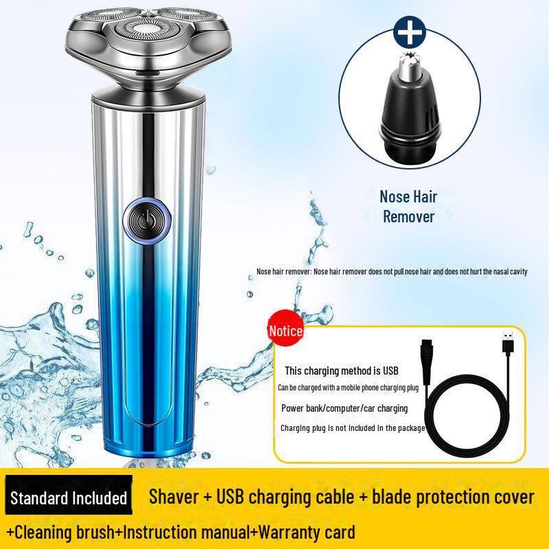Rechargeable Multifunctional Waterproof Electric Beard Shaver