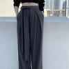 Western Style Pants for Women Autumn with Sense of Drape Wide Legs Exuding Unique Casual Vibe for Commuting Trousers Women’s