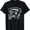 Mens Is There Life After Death Funny Death T Shirt