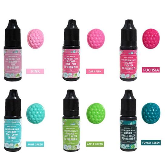 УФ Смола Клей Ультрафіолетового Затвердіння Барвник Пігмент DIY Ювелірні Вироби Ремесло Декорація