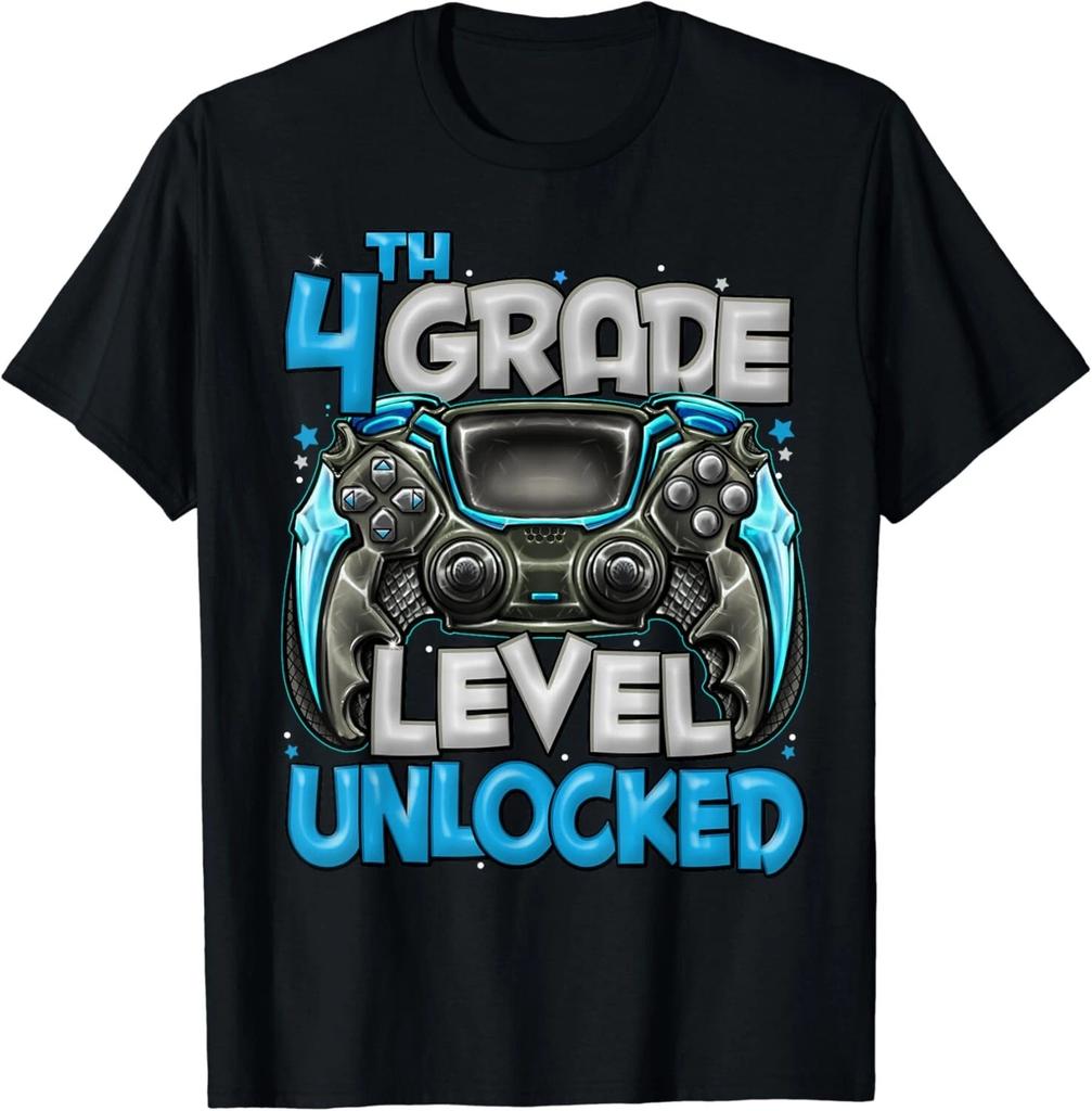Niveau 4ème Débloqué Game On Cadeau de Rentrée 4ème T-shirt Unisexe