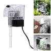 Transparent Wall-Mounted Waterfall Aquarium Filter