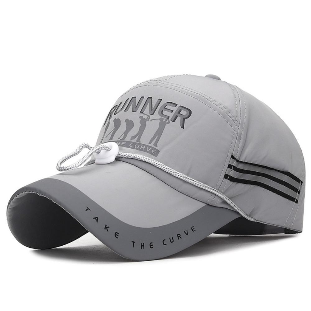 

Fashion Quick-drying Baseball Cap Long Brim Breathable Fishing Sun Hat Adjustable Lightweight Duckbill Cap For Men Women