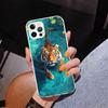 Superior Tiger Pattern Art Phone Case For iPhone 17 Air 16 Pro Max 16E 15 + 14 Plus 11 12 13 Mini 7 8 SE Gift Print Cover Fundas