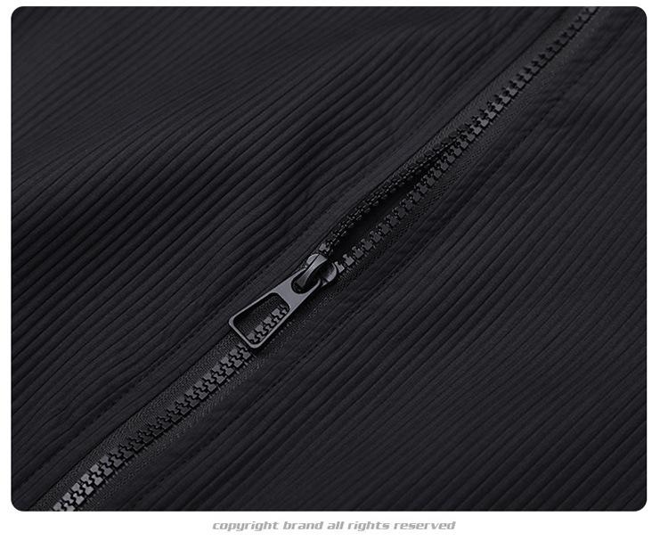 2025 Men's Trendy Corduroy Jacket - Handsome Coach Outerwear for Spring & Autumn