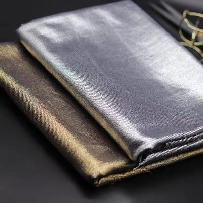 100x150cm Glitter Hot Stamping Water Washed Denim Fabric DIY Clothing Coats Textile Thicken Bronzing Golden Designer Fabric