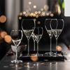 Premium Crystal Champagne Glasses Set of 2, 325ml, Elegant Stemmed Sparkling Wine Glasses for Celebrations