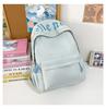 Schoolbag 1011 Spring New Women's School Bag Lightweight Backpack College Student High School Student Travel Backpack Large Capacity Commuting 