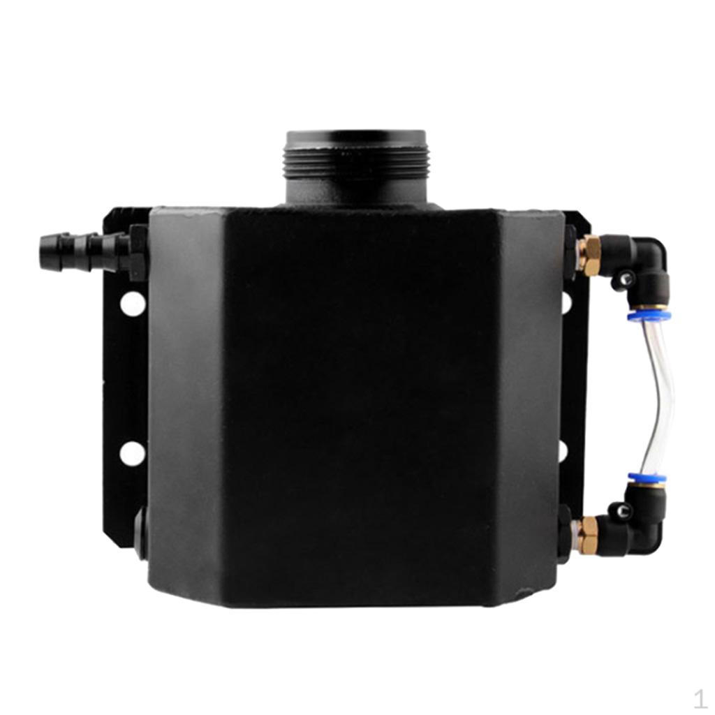 1L Aluminum Coolant Overflow Bottle Water Tank Reservoir