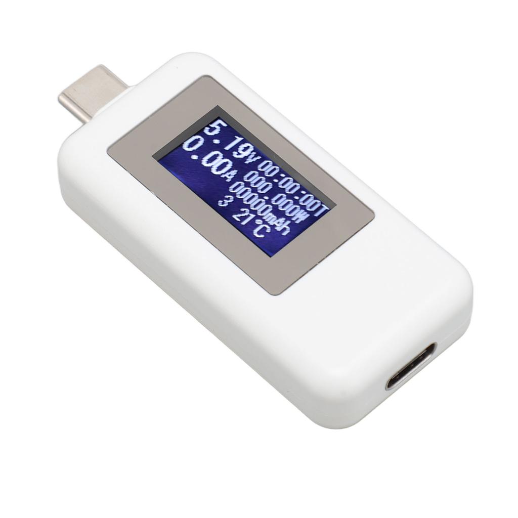 KWS 1802C Type C Voltage Current Power Meter 0‑5.1A 4‑30V 0‑155W 0 to 99 Hours USB C Digital Multimeter for Laboratories