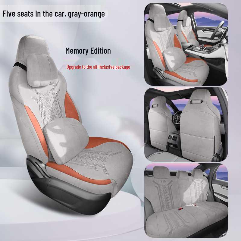 BYD Breathable, Wear-resistant Ramses Qin Plus Seat Cover for Four Seasons - EV/DMI Special Cushion.