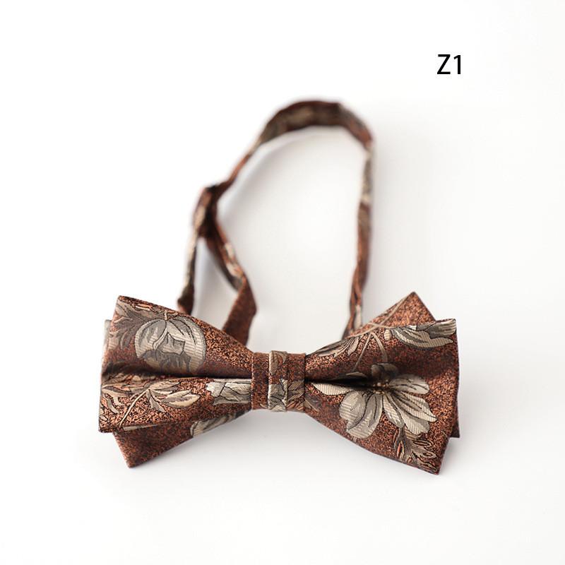 Klasyczny poliestrowy krawat w kwiaty dla mężczyzn, w formalnym stylu, na wesela