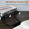 LED Neck Reading Light Bendable Arms Book Light Adjustable Brightness Reading Lamp LED Night Light for Reading Crafting Knitting