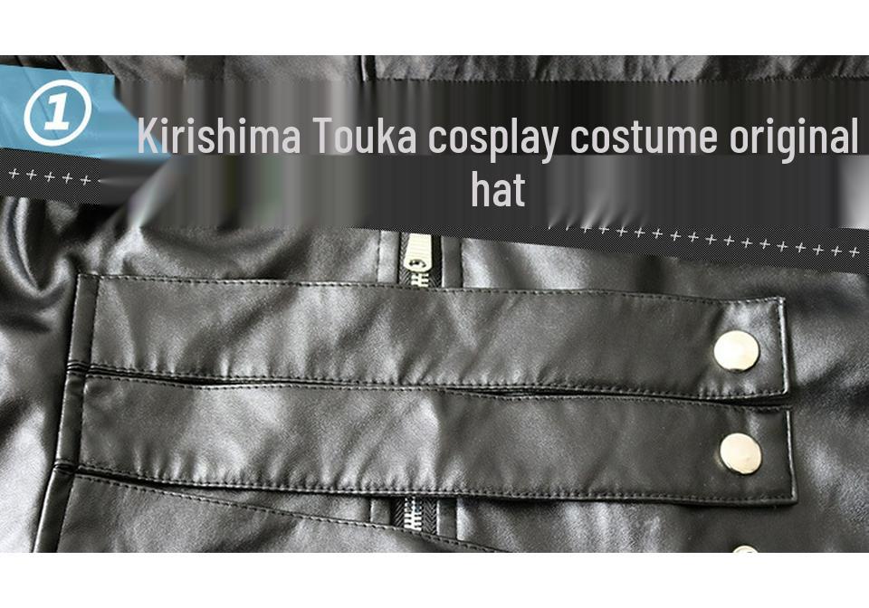 Tokyo Ghoul Kaneki Ken & Touka Kirishima Fan-made Battle Suit School Uniform Cosplay Costume
