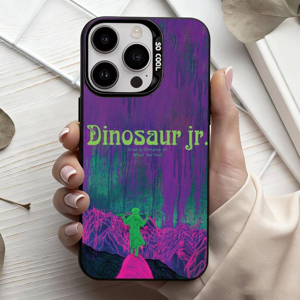 

Alternative Rock Dinosaur Jr. Band Phone Case For iPhone17,16,15,14,13,12,11 Plus,Pro Max Candy Silver Plated Inside Cover iPhone16plus