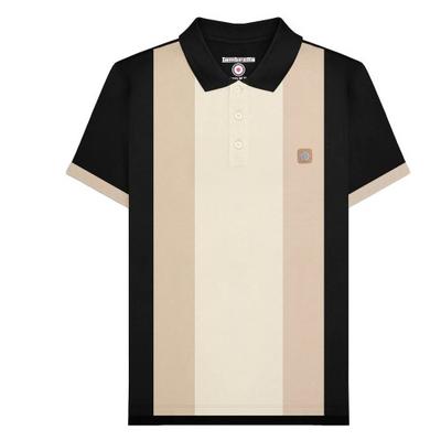 Mens Vintage Panelled Polo Shirt