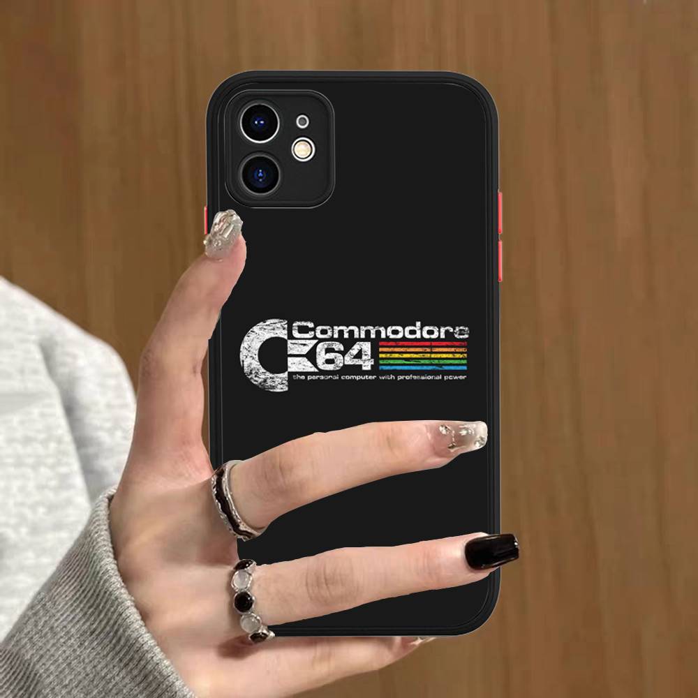 Retro Commodore 64 Phone Case For IPhone 13 12 X XS MAX Pro Max 16 15 11 14 Pro Max Shockproof Matte Cover