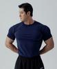 Beleumaneopaeleol High-Tension Plain Muscle Fit Short Sleeve T-Shirt 4 Colors