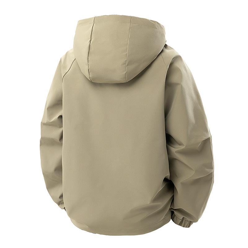 Work Jacket Men's Hooded Spring New Youth Jacket Men's Hooded Jacket