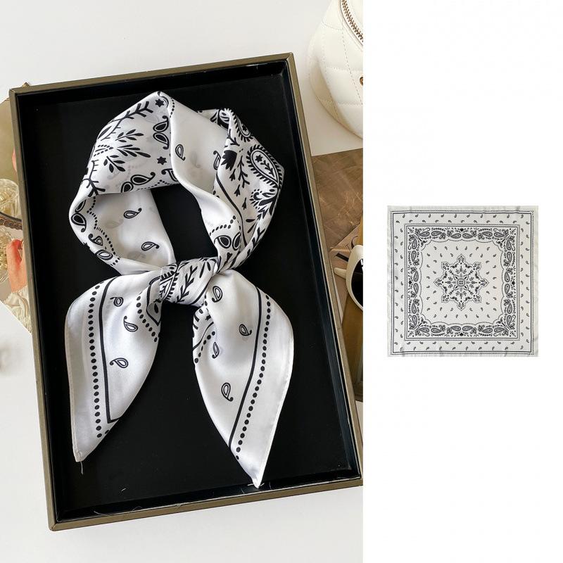Hot Sale Cashew Nut Small Square Scarf Wind Headscarf Decorative Scarf 70 Silk Scarf Headscarf Scarf