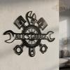 Plaque Métallique Nom de Garage Personnalisé, Plaque Nom d'Atelier Personnalisée, Mécanicien Automobile Réparation, Décoration Métallique, Art Métallique Nom pour Garage