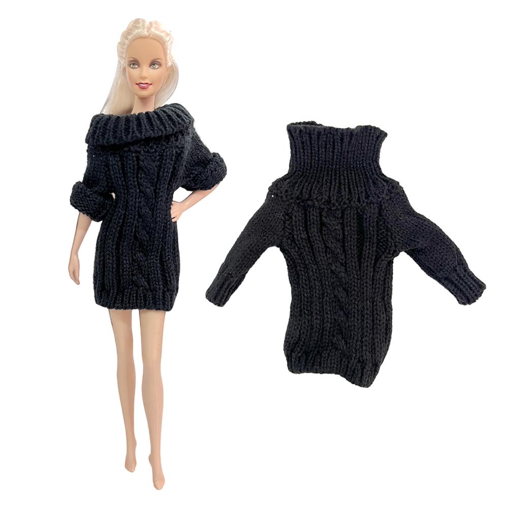 1/6 Babi Doll Clothes For 29-32 CM Dolls Accessories Knitted Cotton Sweater Dress Doll Clothing Shoes 11.5 Inch Doll Coat JJ