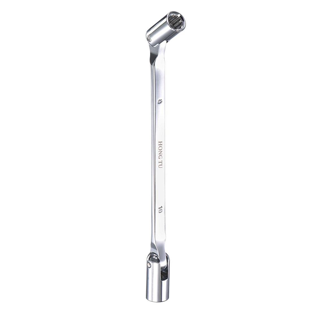 8mm × 10mm 12 Point Flexible Head Socket Wrench Shake Head Multifunctional Socket Wrench  Worker