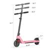 Kids Scooter for Ages 6-14 Girls Boys Scooter LED Light Wheels Adjustable Height Lightweight Scooter for Kids Kick Scooter 60kg Load