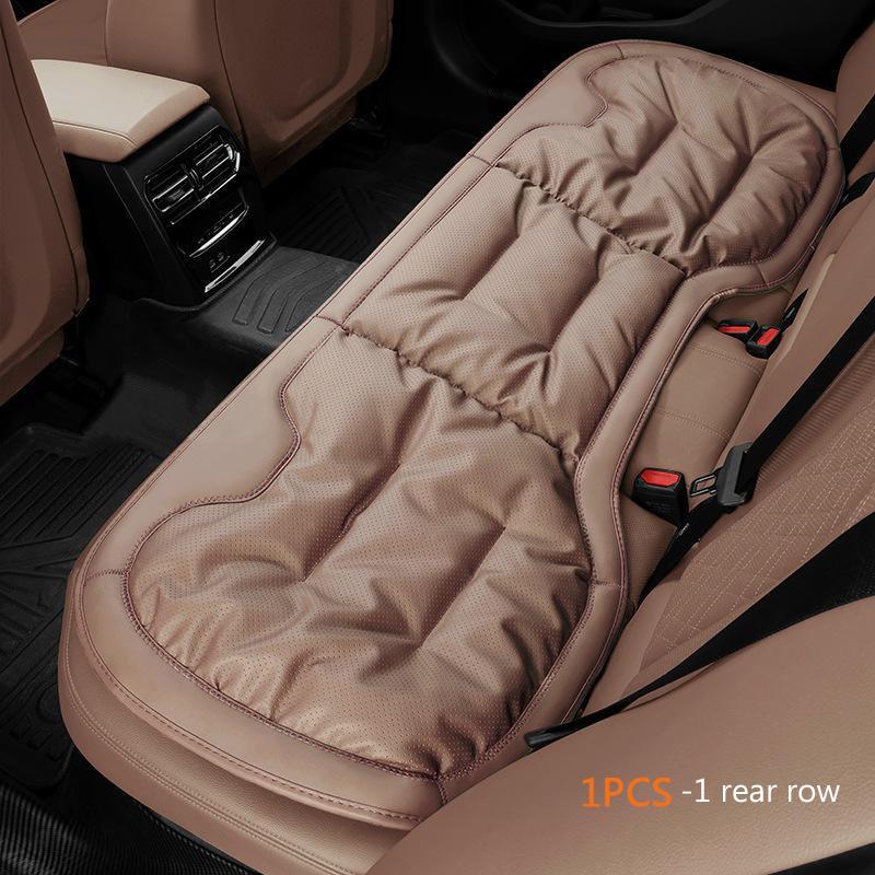 NAPPA Leather Car Seat Cushion For Driving ,For Tesla Model 3 Model Y L Model X Non-Slip Bottom Protector Breathable Covers