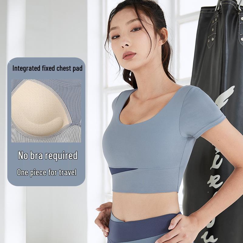 Color Block High-Waist Yoga Set: Quick-Dry, Tummy Control, Hip Lift, Two-Piece for Women