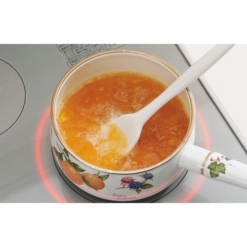 Shimomura Kihan Silicone Cooking Spoons, Large and Small, Set of 2 [Made in Japan] Dishwasher Safe and Heat Resistant, Mix, Scoop, and Scoop with One