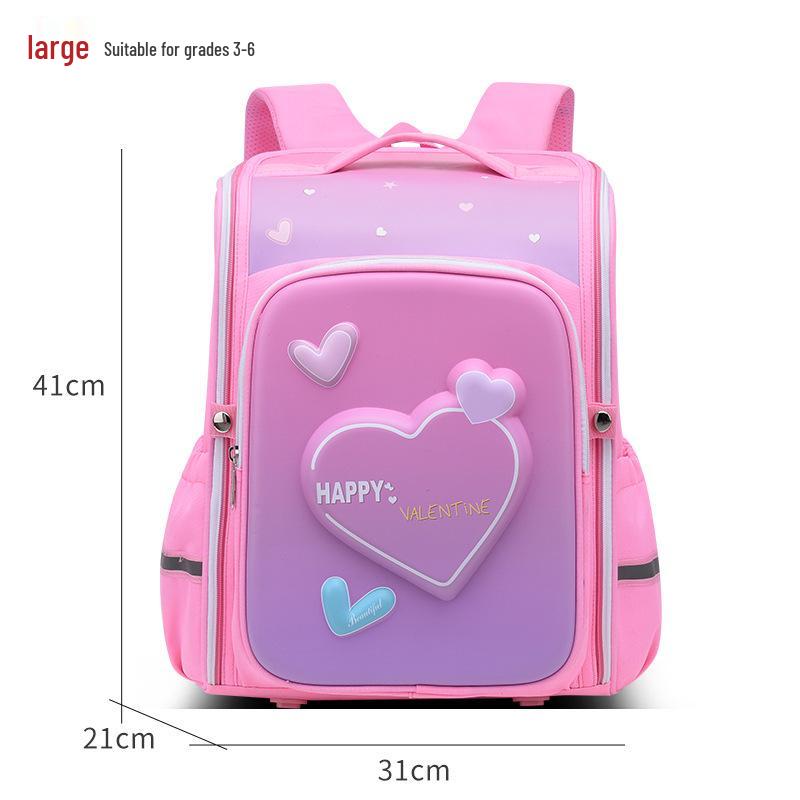 2025 Lightweight Spine-Protecting Backpack for Primary School Girls and Boys, Grades 1-6