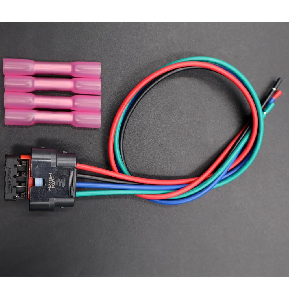 Fuel Rail Pressure Sensor Connector Pigtail Compatible with Chevy and GM 2017-2024 with L5P Duramax 6.6L Engine Wiring Harness Plug