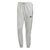 Adidas Mens Essentials Fleece 3 Stripes Tapered Leg Jogging Bottoms