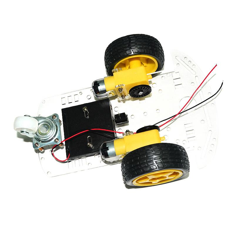 Stlxy Automotive Chassis Kit Motor Intelligent Robot Speed Encoder Battery Box 2WD Arduino