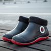 Fashion Unisex Men's Rain Boots Winter Warm Snow Boots Non-Slip Men Rain Shoes Waterproof Rainboot Women Water Boot Rubber Work Booties